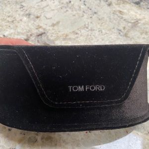 Tom Ford Eye Glass Case in Brown